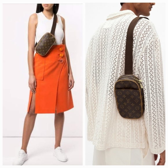 ✨️🔥Authentic EUC Louis Vuitton Pochette Monogram Gange Bumbag - Picture 5 of 17